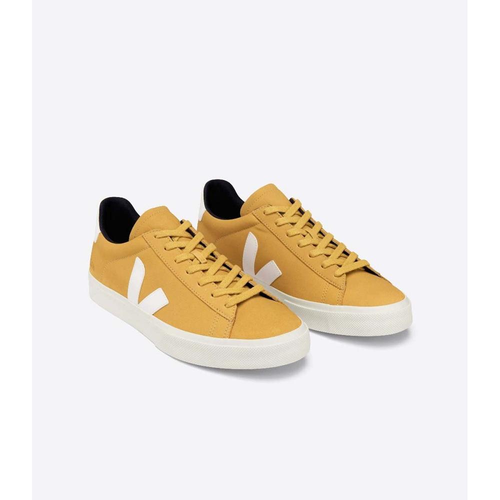 Veja CAMPO NUBUCK Women's Low Tops Sneakers Orange | CA 598DFM